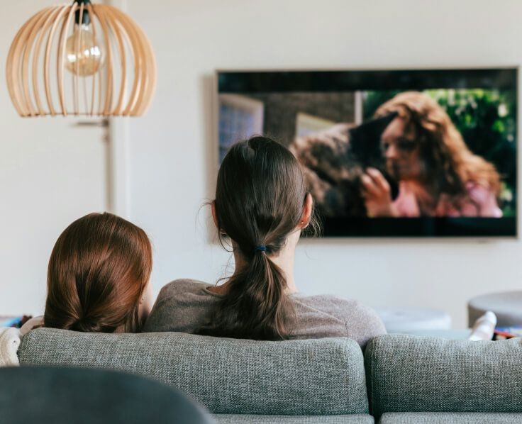 Woman looking at her phone
